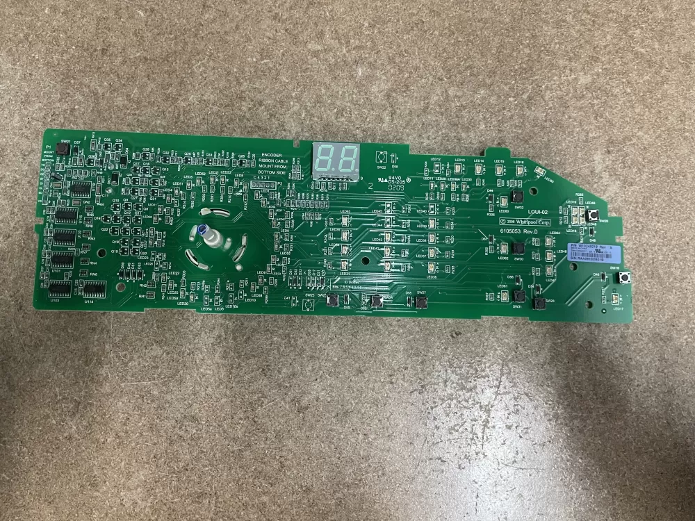 Whirlpool W10249219 W10249220 Washer Control Board