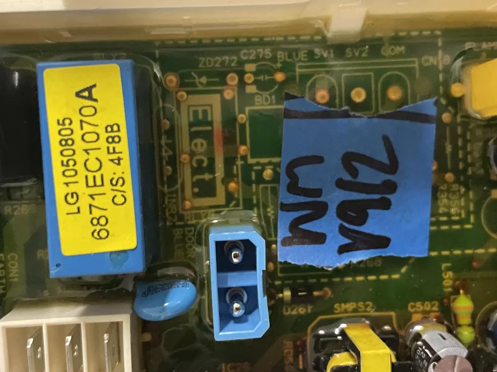 LG 6871EC1070A EBR31945101 Washer Control Board AZ204761 | Wmv912