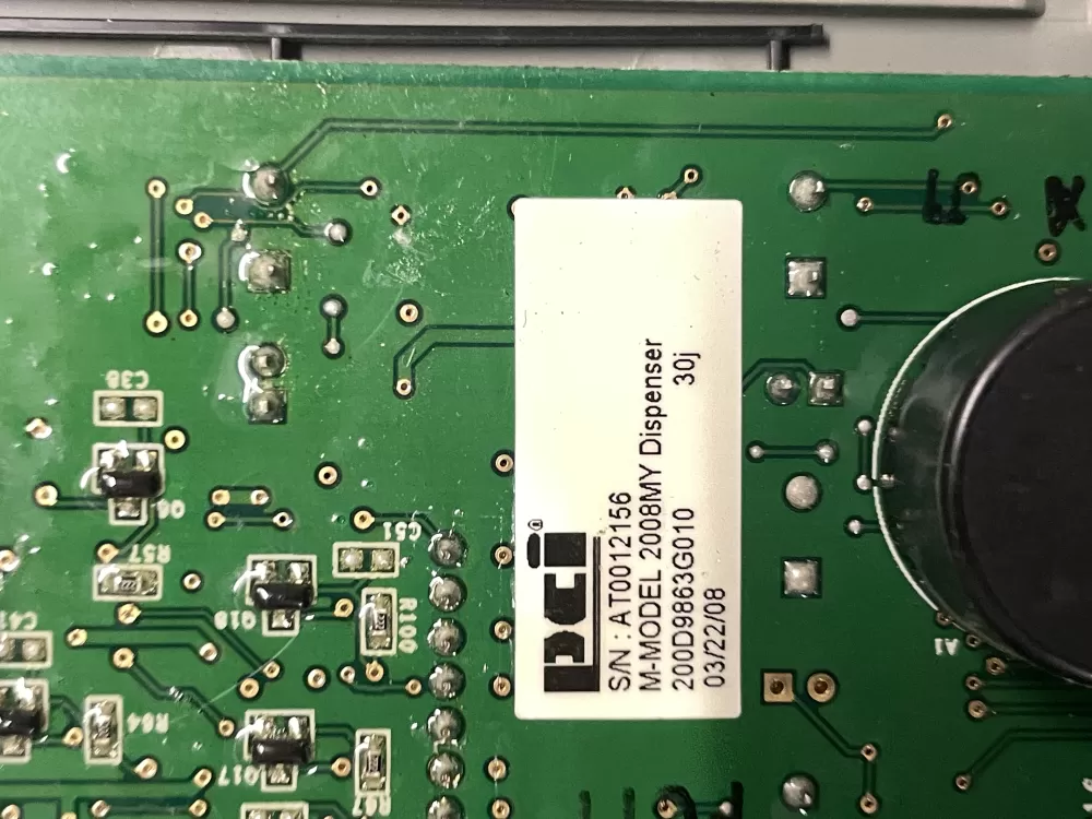 GE 200D9863G010 Refrigerator Control Board Dispenser AZ207333 | Wm2289