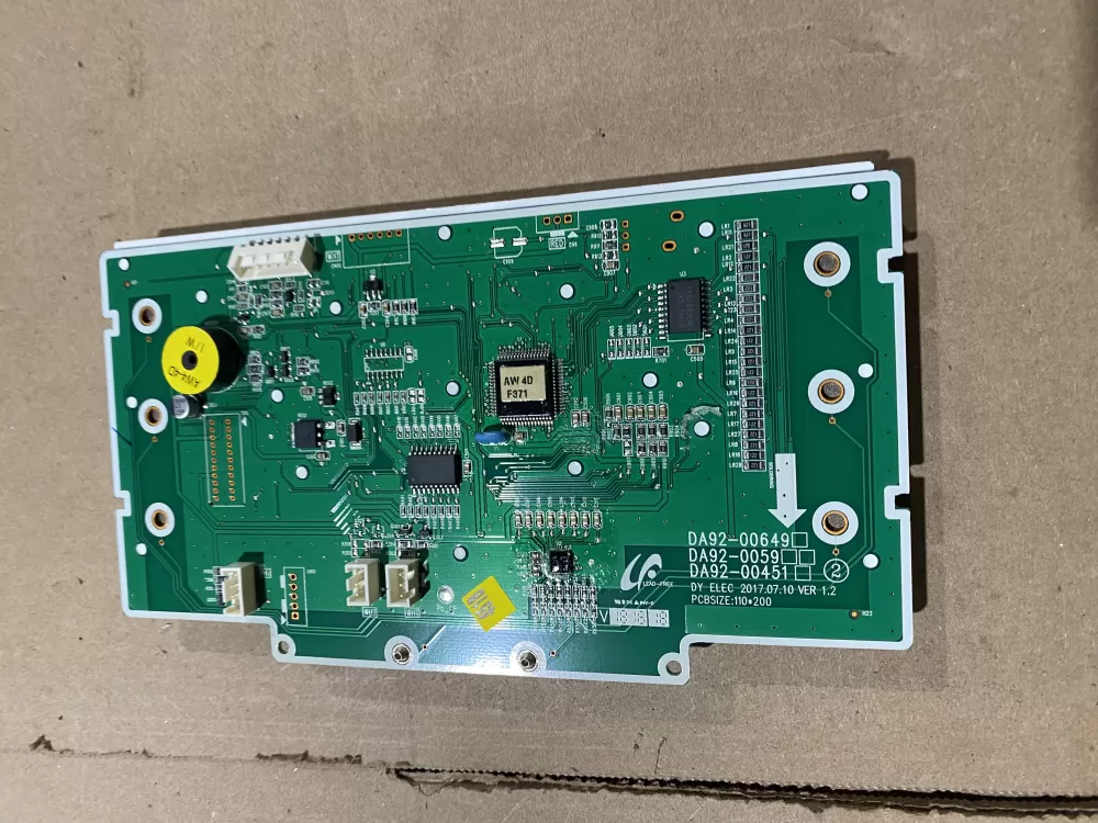 Samsung DA92 00649A Refrigerator Control Board Dispenser AZ88340 | BK791