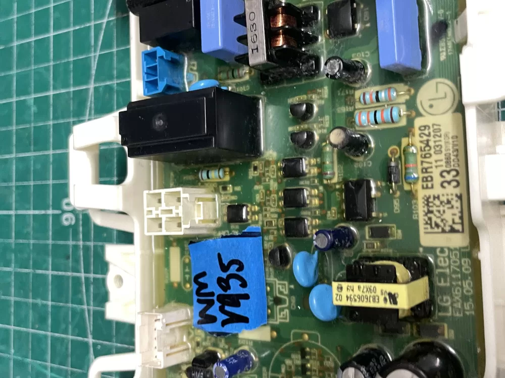 LG EBR76542925 Dryer Control Board Main PCB Assembly AZ212182 | Wmv935