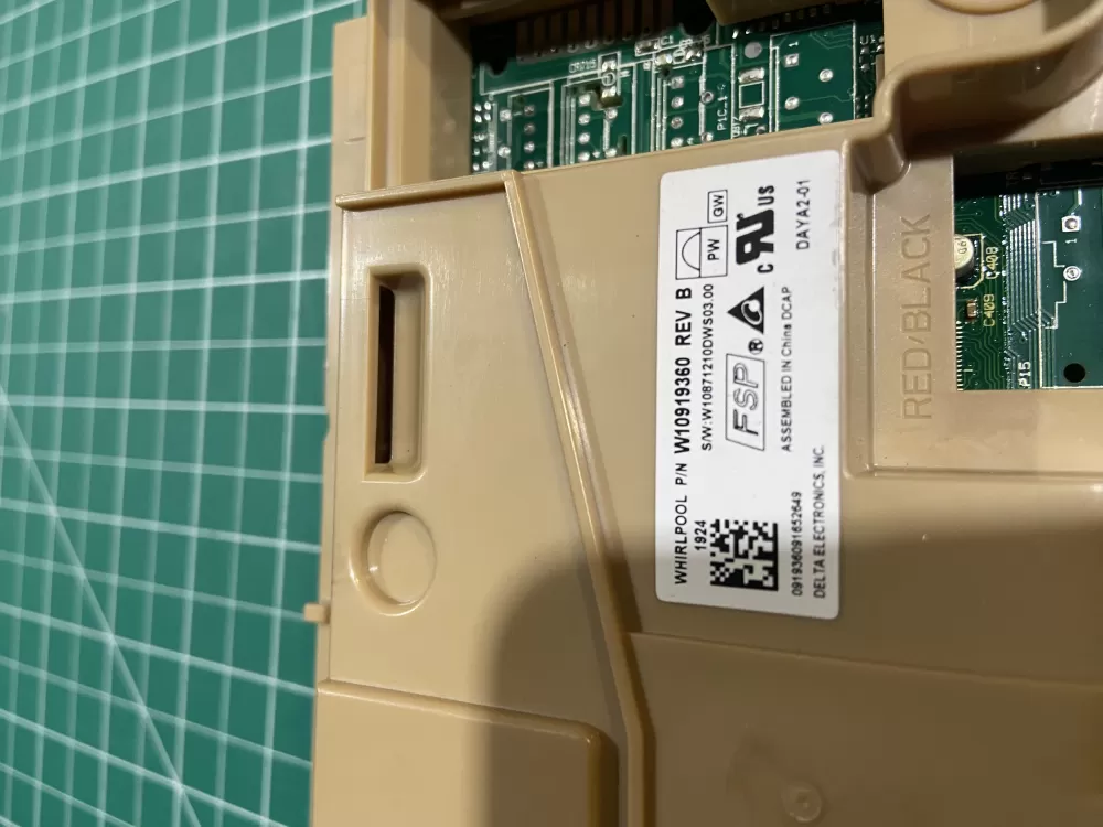 Whirlpool W10919360 W11087226 Dishwasher Control Board AZ142691 | NR2401