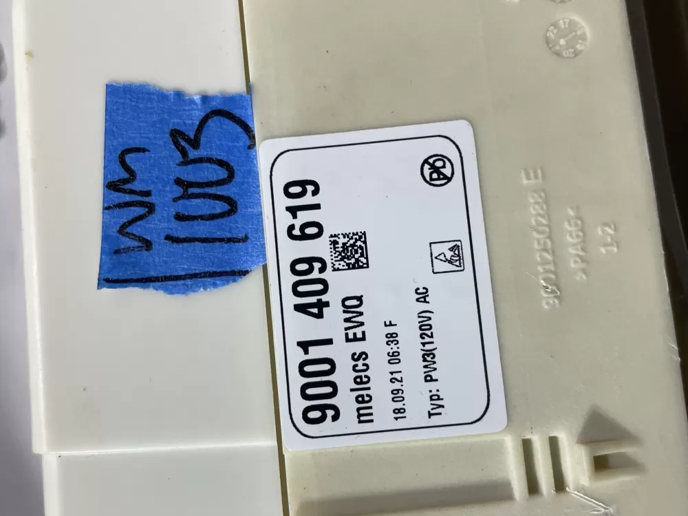 Bosch 9001 409 619 Dishwasher Control Board AZ141841 | Wm1003