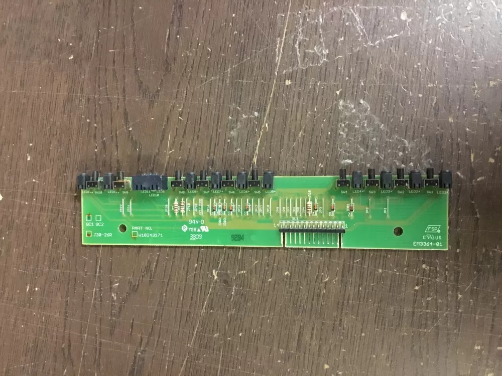 Whirlpool W10890671  AP6030699  W10243171  4460475  PS11765725 Dishwasher Control Board