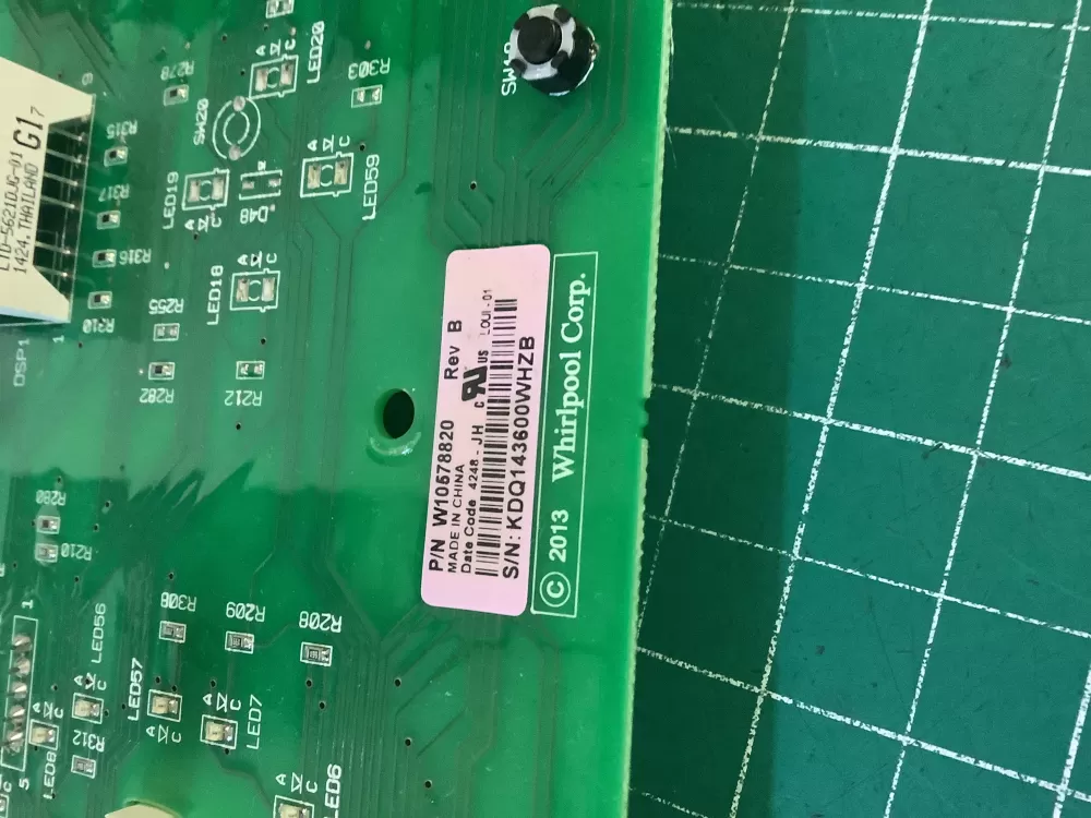 Whirlpool W10578820 W10578819 Dryer Control Board AZ210173 | NR2761