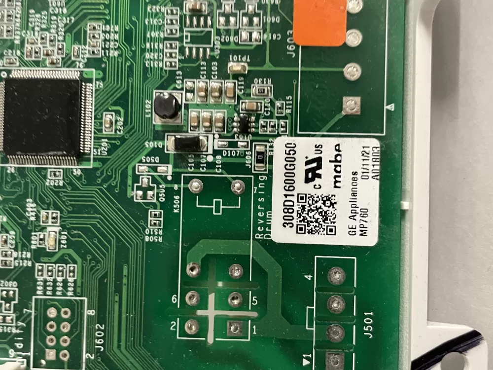GE WE22X36578 308D1600G050 Dryer Main Control Board AZ204770 | Wmv912
