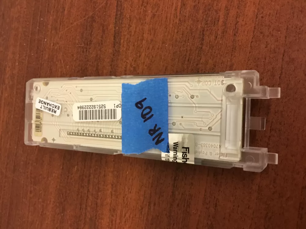 Fisher & Paykel 525192P 525192 Dishwasher Display Control Board AZ33244 | NR109