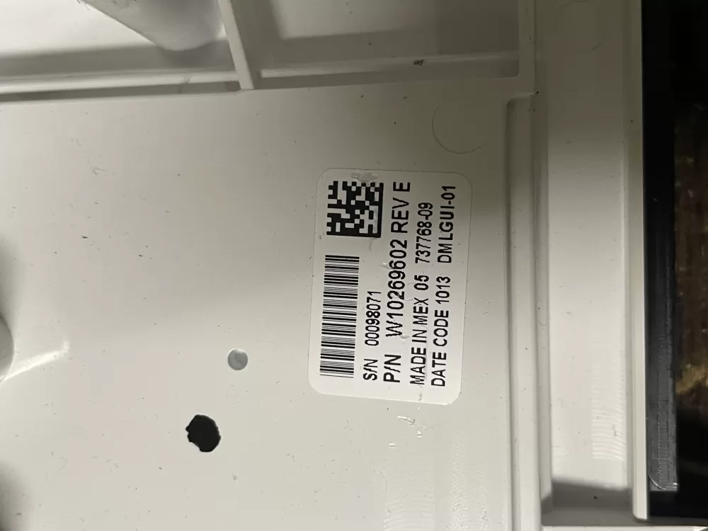 Whirlpool WPW10269602 Washer Control Board Interface AZ50860 | Wmv462