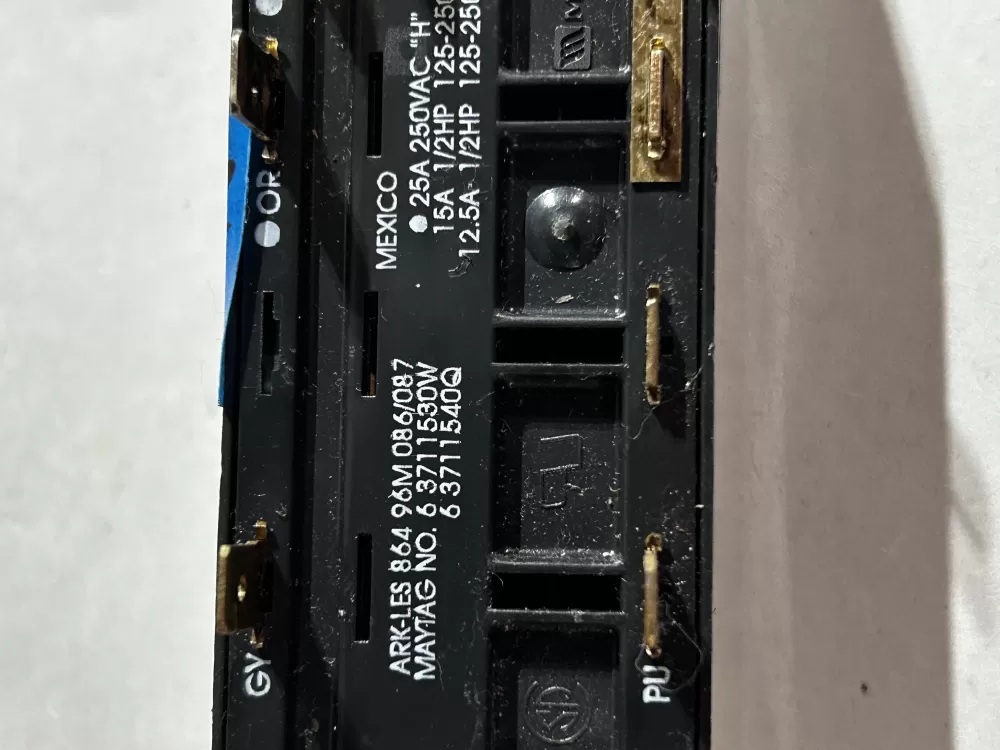 Maytag 63711530W 4 Dryer Control Board Button Switch AZ167680 | Sl193