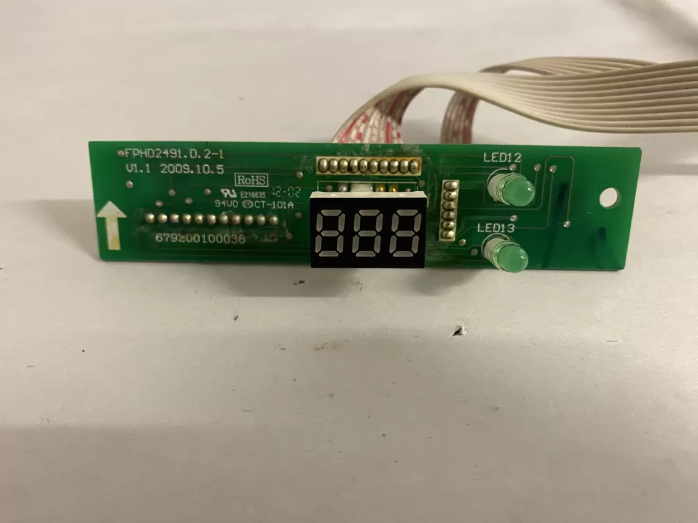 Frigidaire Electrolux E216635 Dishwasher Display Control Board AZ204613 | BK2133