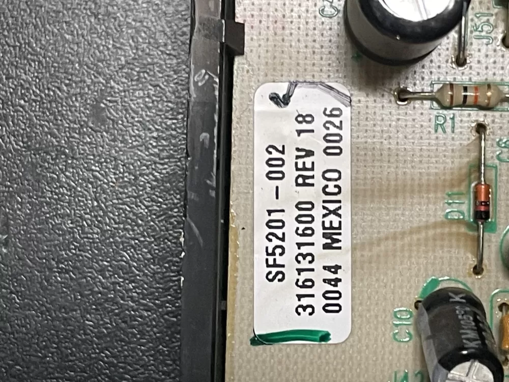 Frigidaire 316131600 SF5201 002 Range Control AZ13137 | 598