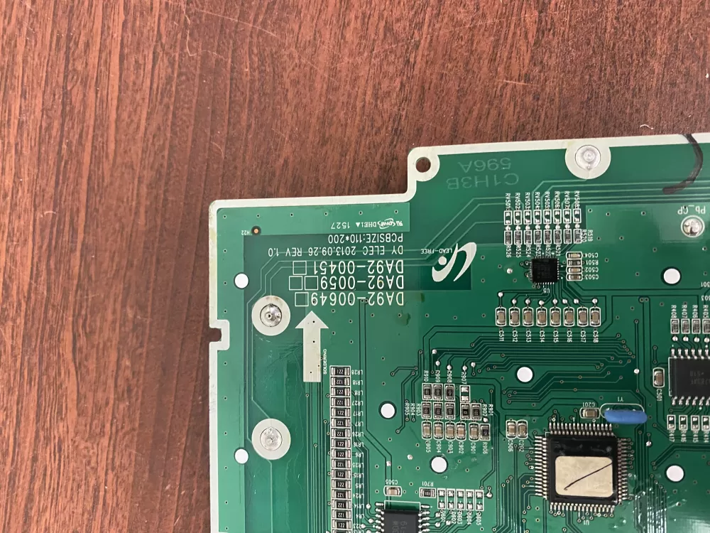 Samsung DA92 00649A Refrigerator Control Board Dispenser AZ38006 | BK395