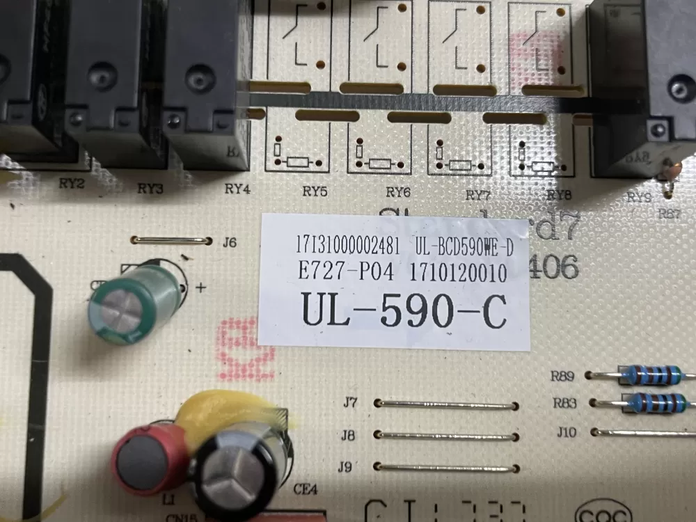 Midea UL-590-C UL-BCD590WE-D Refrigerator Control Board AZ102467 | Wm890