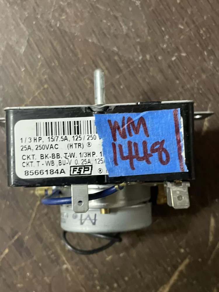 Whirlpool 8566184A 8566184 WP8566184 AP6013380 Dryer Timer AZ43578 | Wm1448