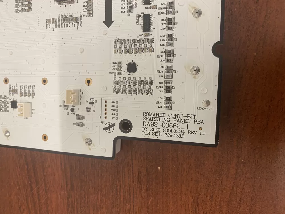 Samsung DA92-00662C Refrigerator UI Control Board AZ53647 | BK1932