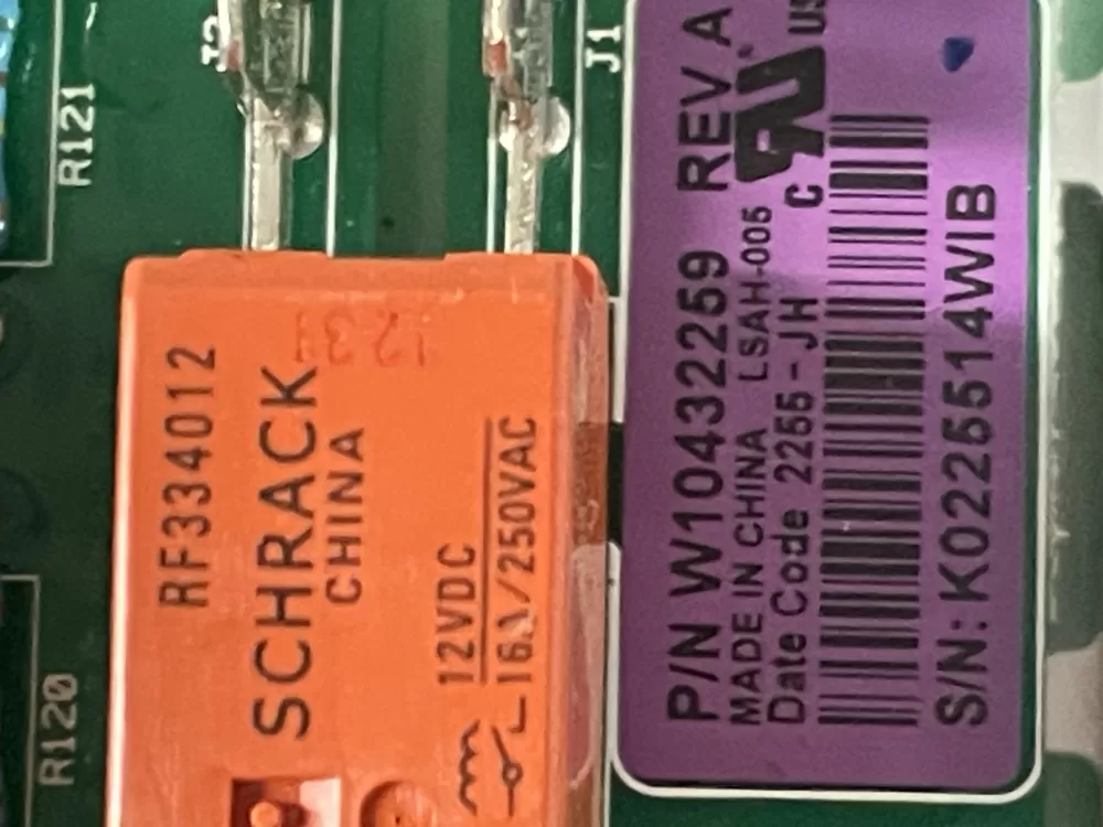 Whirlpool W10368722 W10432259 WPW10432259 Dryer Control Board AZ3453 | Wm580