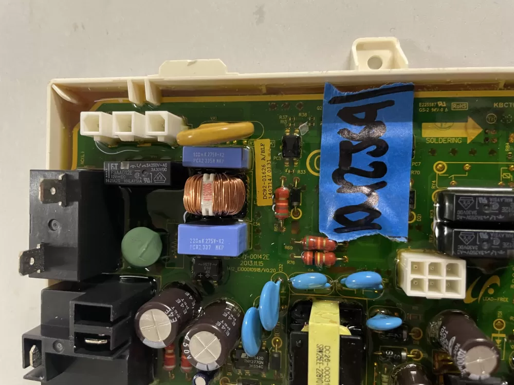 Samsung DC94-04385A Dryer Control Board AZ137342 | KM2364