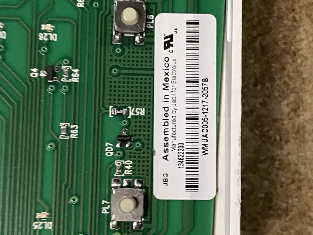 Frigidaire Electrolux 134622200 Washer Control Board AZ27021 | WMV108
