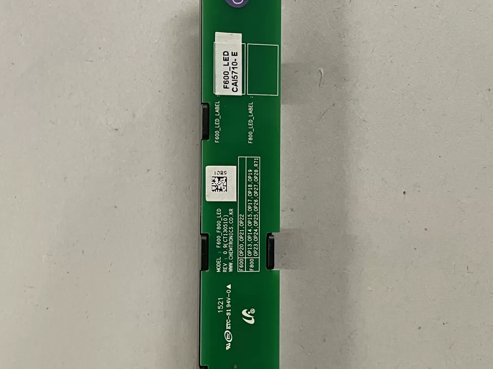 LED Control Board - Part# F600_F800_LED F600_LED 1327GL AZ143320 | KM2404