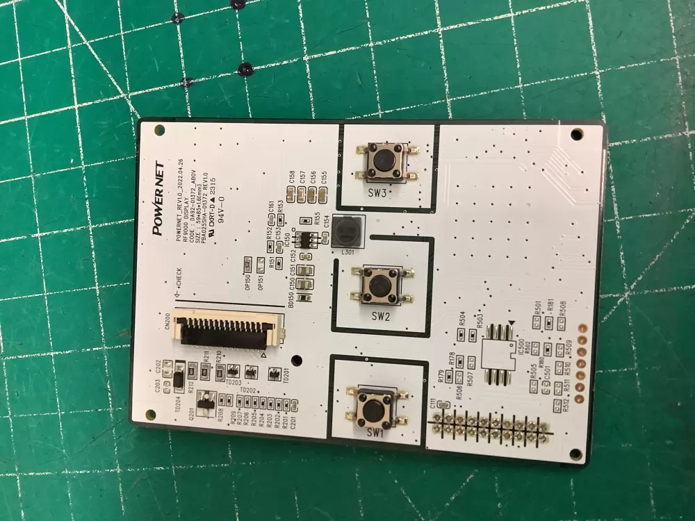 DA97-21808V Samsung Refrigerator Control Cover