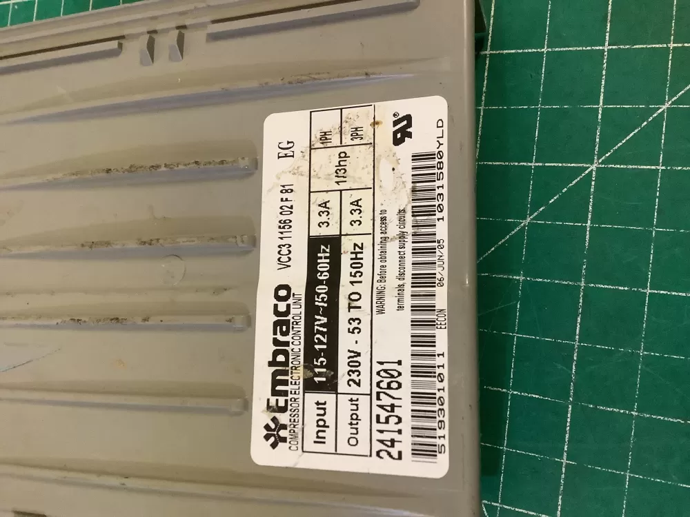 Frigidaire 241547601 Inverter Control Board  AZ195943 | NR582