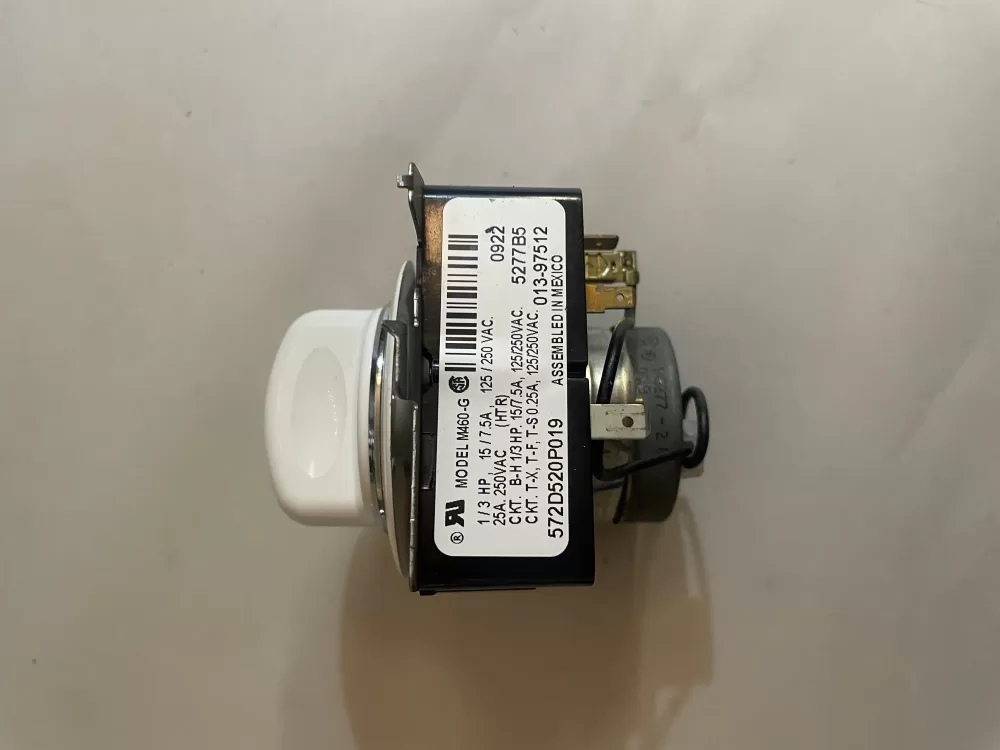 GE 572D520P019 WE4M189 Dryer Timer