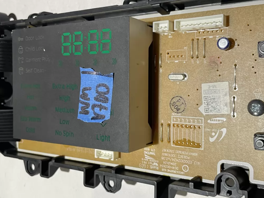 Samsung DC92-01646A DC94-04582A Washer UI Control Board AZ120343 | Wmv700