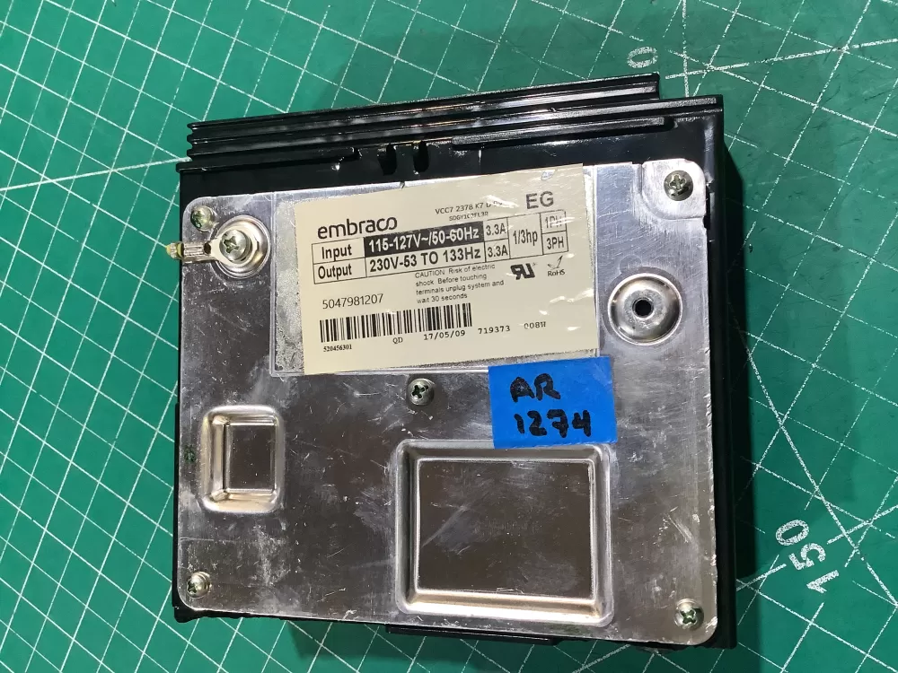 Embraco VCC7 2378 Refrigerator Inverter Board 5047981207 AZ227646 | AR1274