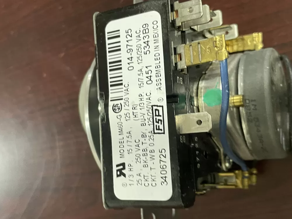 Whirlpool Maytag Amana WP3406725 3406725 AP6008573 Dryer Timer AZ86191 | Wm1154