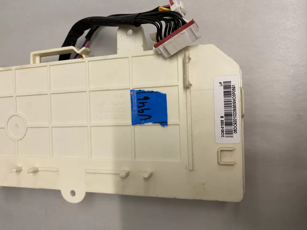 Samsung DC92 01022B DC9201022B Washer Control Board AZ224151 | BKV946