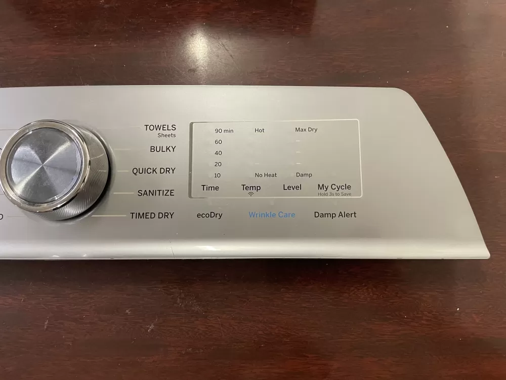 GE WE10X33197 Dryer Control Panel 234D2996G002 WE22X33126 AZ38833 | KMV383
