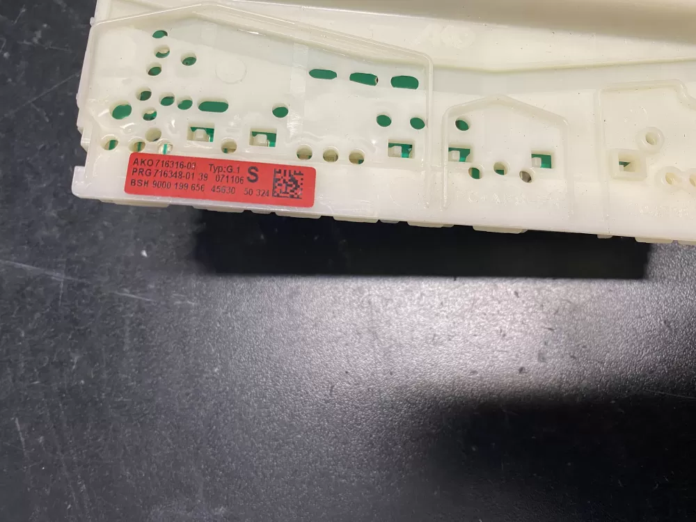 Bosch 9000 199 656 Dishwasher Control Board AZ12813 | BK749