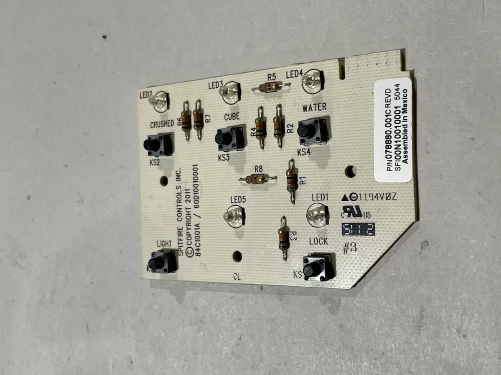 Whirlpool Refrigerator Board 078880.001 AZ164697 | Wm286