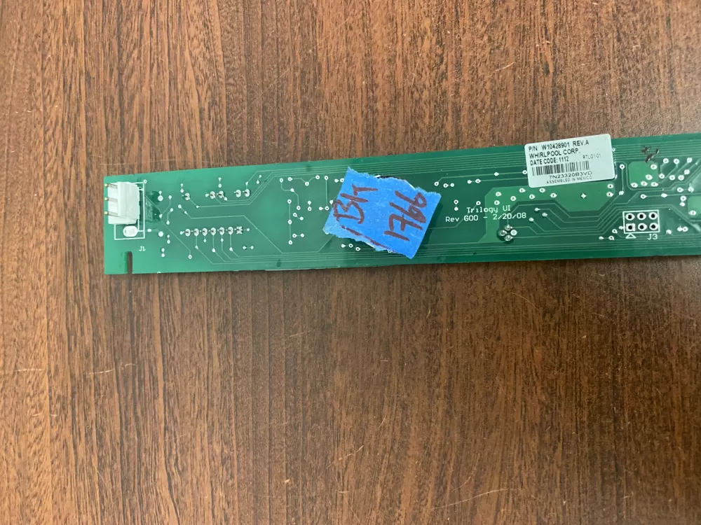 GE WD21X20723 WD21X23703 Dishwasher UI Control Board AZ44964 | BK1766