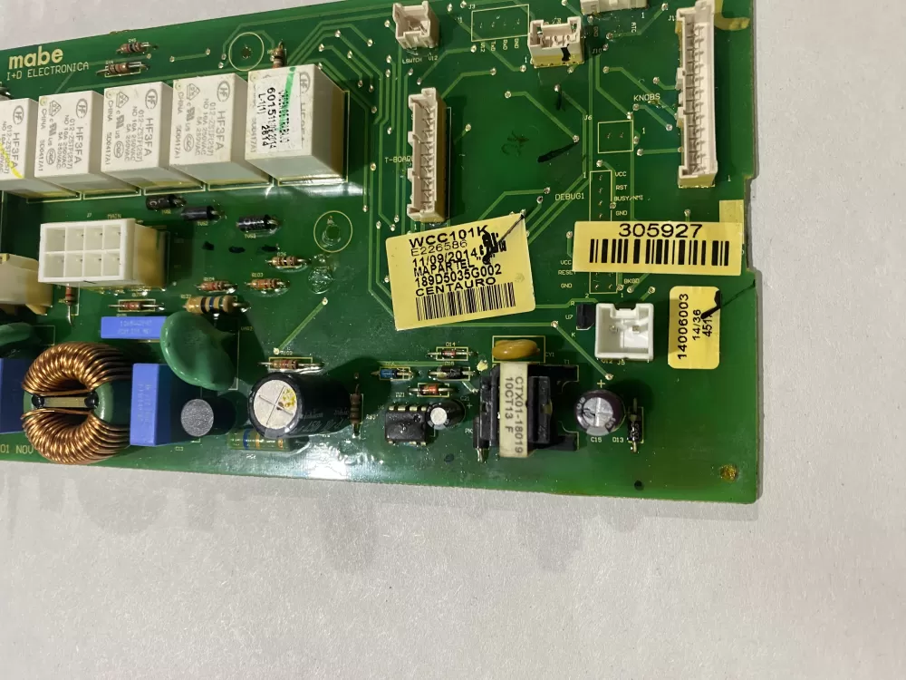 GE 189D5035G002 WH12X20274 Washer Control Board AZ151381 | BK2066