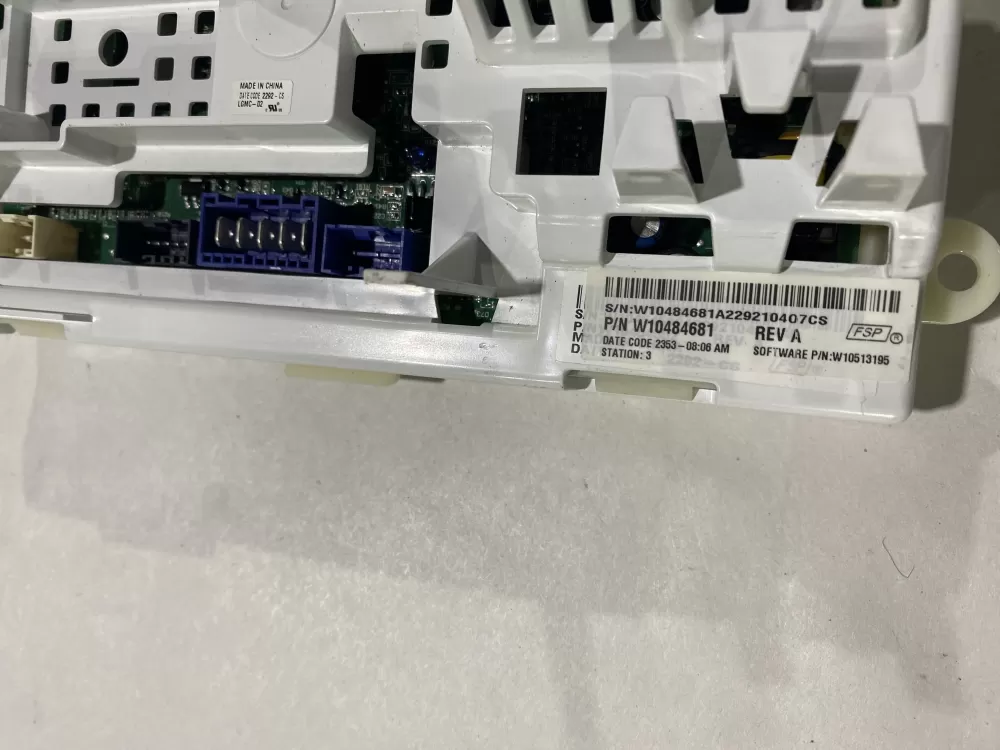 Whirlpool Amana Admiral Roper W10484681 Washer Control Board AZ149537 | BK2492