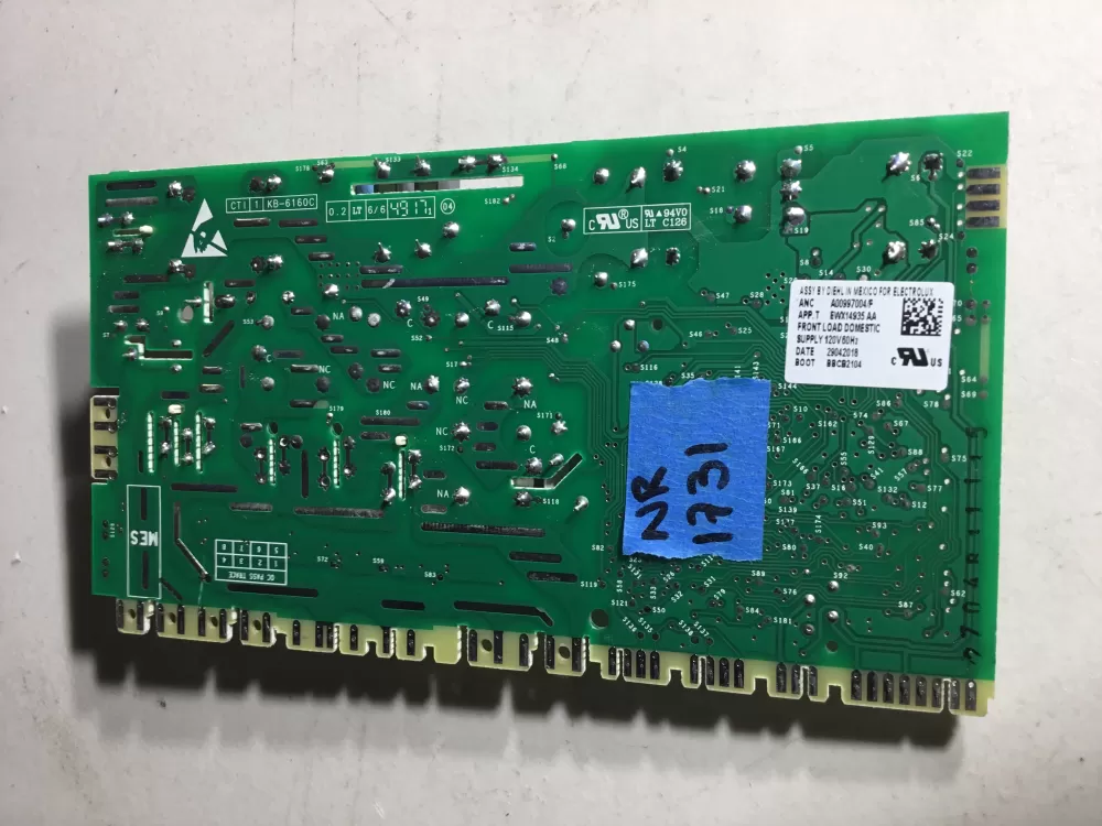 Electrolux A00997004 Washer Control Board AZ42572 | NR1731