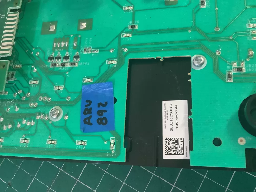 GE 290D1525G004 Washer Control Board AZ199254 | ARV892