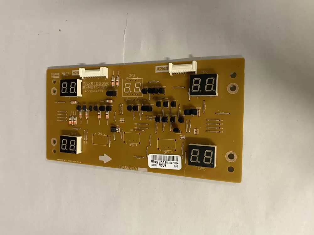 LG EBR64624904 Range Oven Control Board Display AZ229564 | BK691