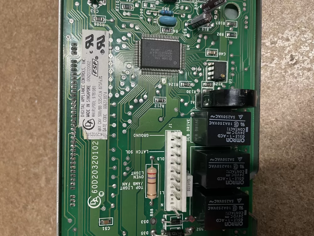 Whirlpool Oven Control Board 9781981 AZ18984 | KMV267