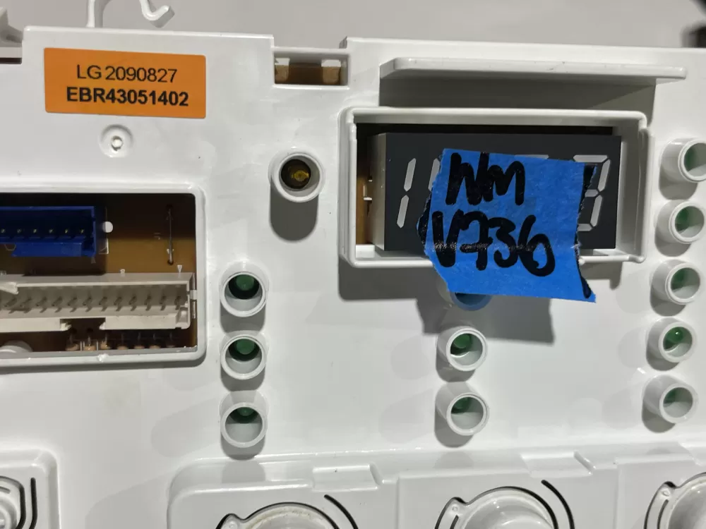 LG EAX43051201 EBR43051402 Washer Control Board AZ141255 | Wm736