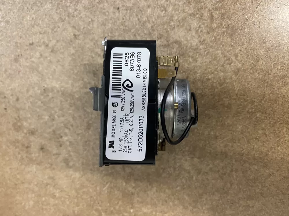 GE 572D520P033 WE4M334 Dryer Timer