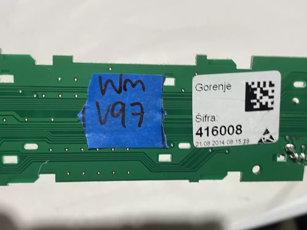 Asko 416008 Control Board AZ139820 | Wmv97