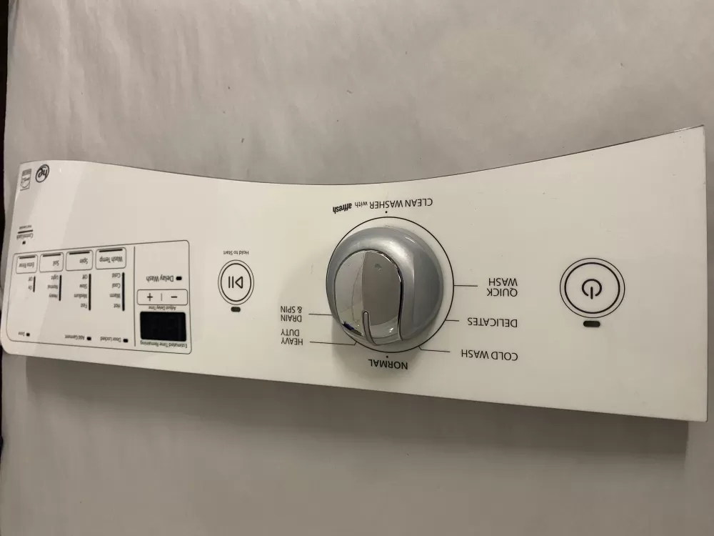   Washer Control Panel