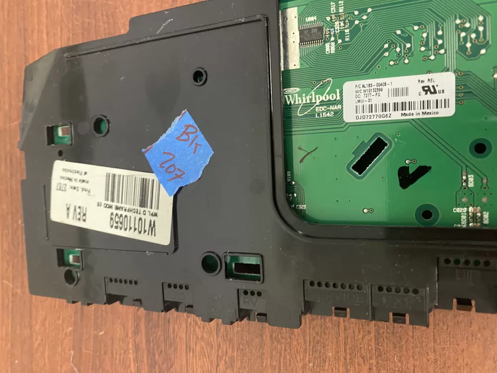 Whirlpool W10110659 W10294703 W10294708 PS2580570 Dryer Board AZ45520 | BK207
