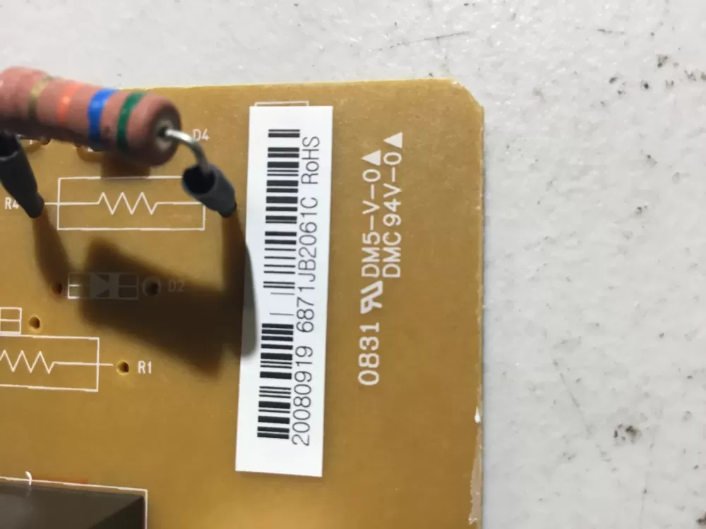 LG 6871JB2061C Refrigerator Control Board AZ38084 | NR2