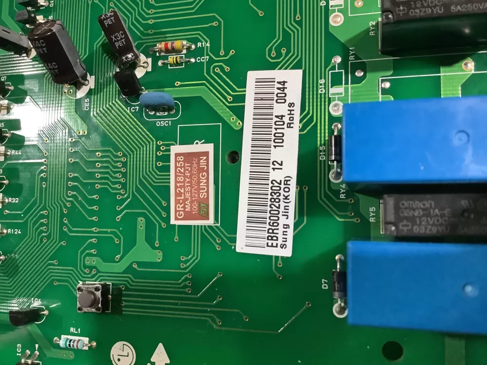 LG Refrigerator EBR60028302 Main control Board AZ145327 | NR2417
