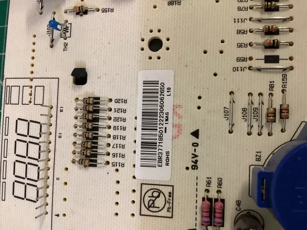 LG EBR37718501 Microwave Control Board AZ203819 | NR328