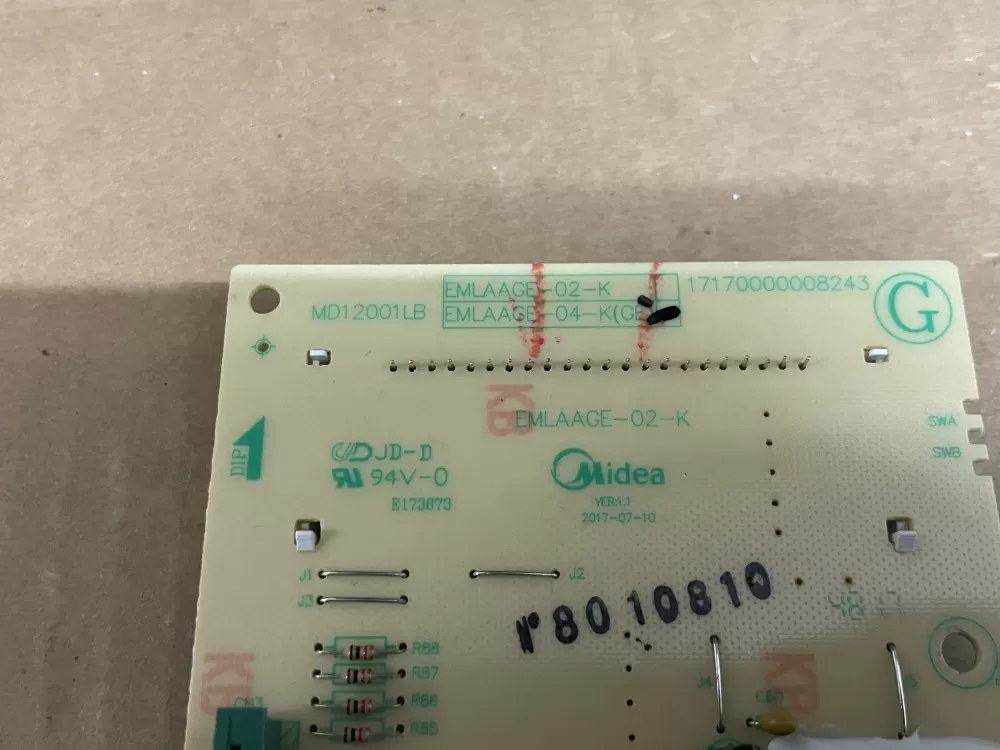 GE MD12001LB Microwave Control Board  AZ102491 | Wm892