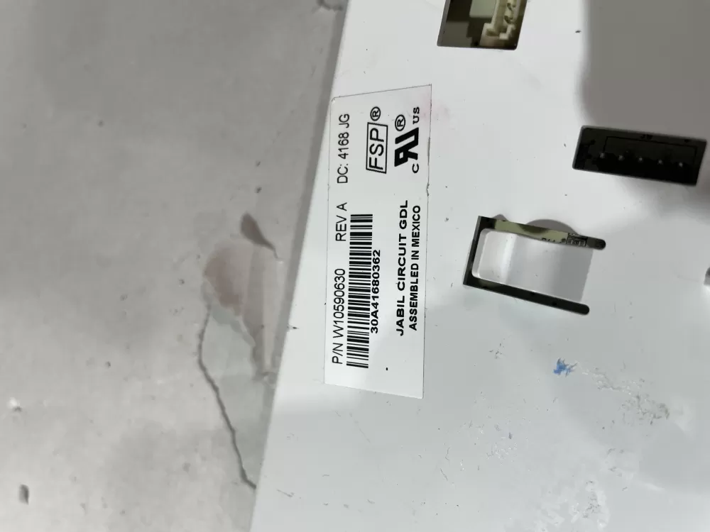 KitchenAid W10590630 W10590848 Refrigerator Control Board AZ205412 | Wm672